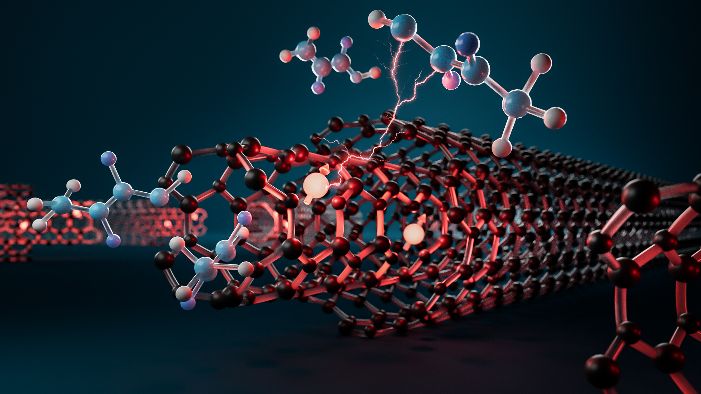 Illustration of a nanotube-based quantum platform